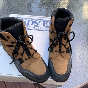 Lands end leather Mens Hiking boots 10.5 D